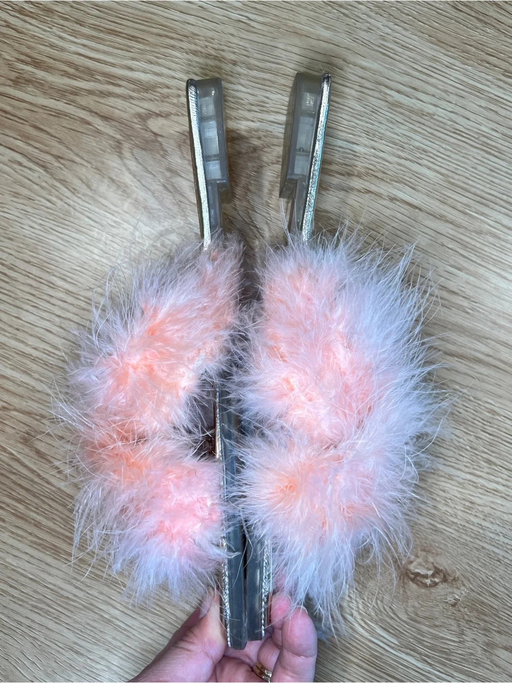 Jeffrey Campbell Crush On You Maribou Slippers size 10 - Picture 4 of 5